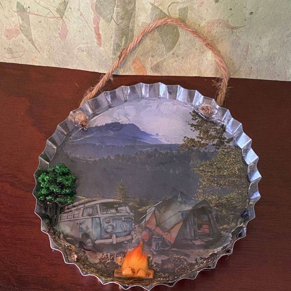 Camping Scene Decorative Wall Hanging